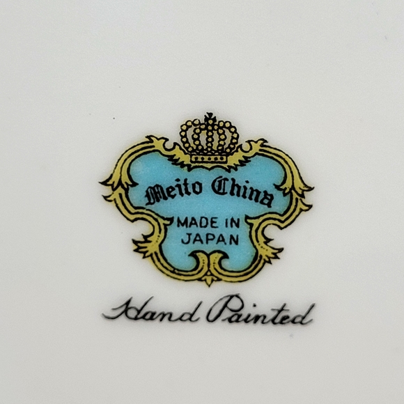 Vintage Meito China Hand Painted Japan Tea Cup & Saucer Floral Bouquet EUC - Picture 12 of 12